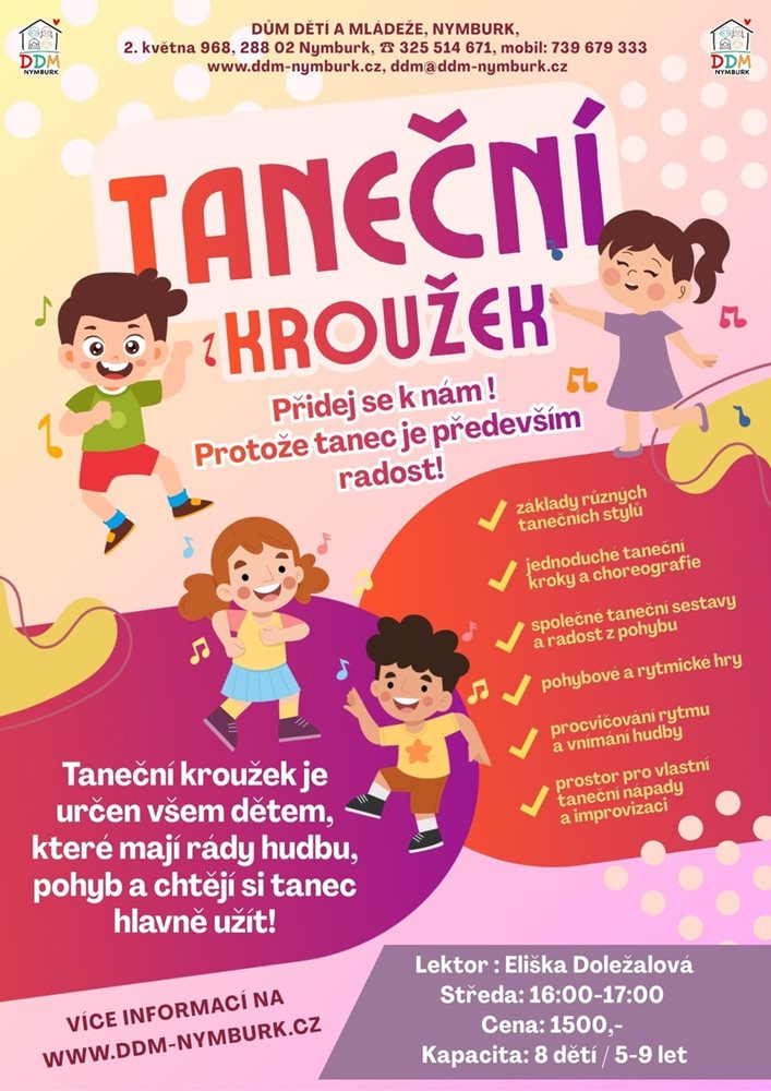 Plakát Taneční kroužek