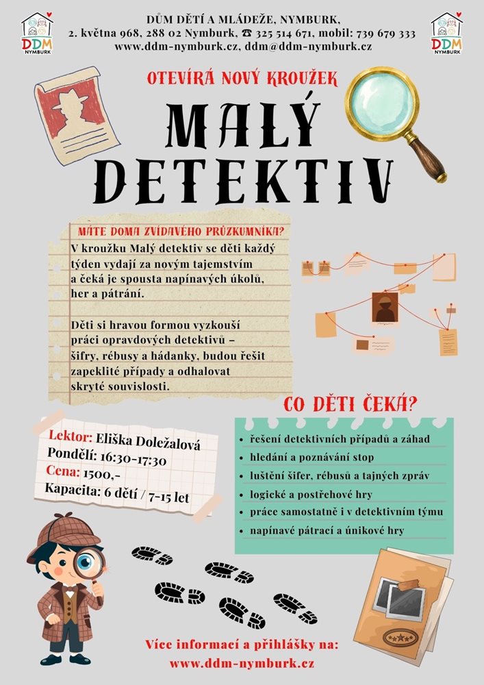 Plakát Malý detektiv